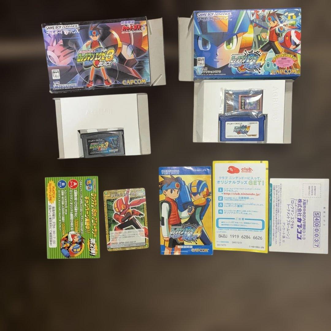 ロックマンエグゼ　グッズまとめ売り　ゲームカセット　カード　アートボード