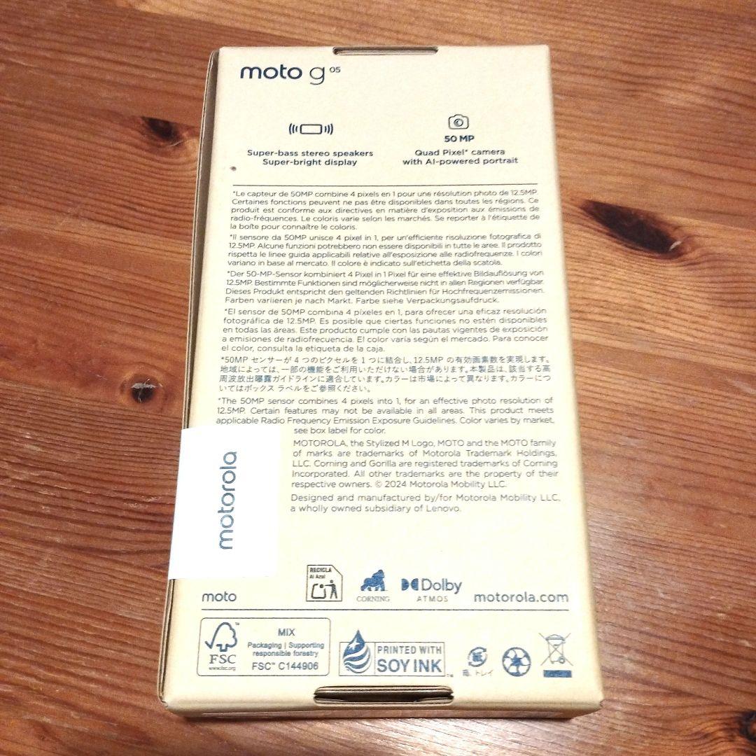 motorola moto g 05 本体