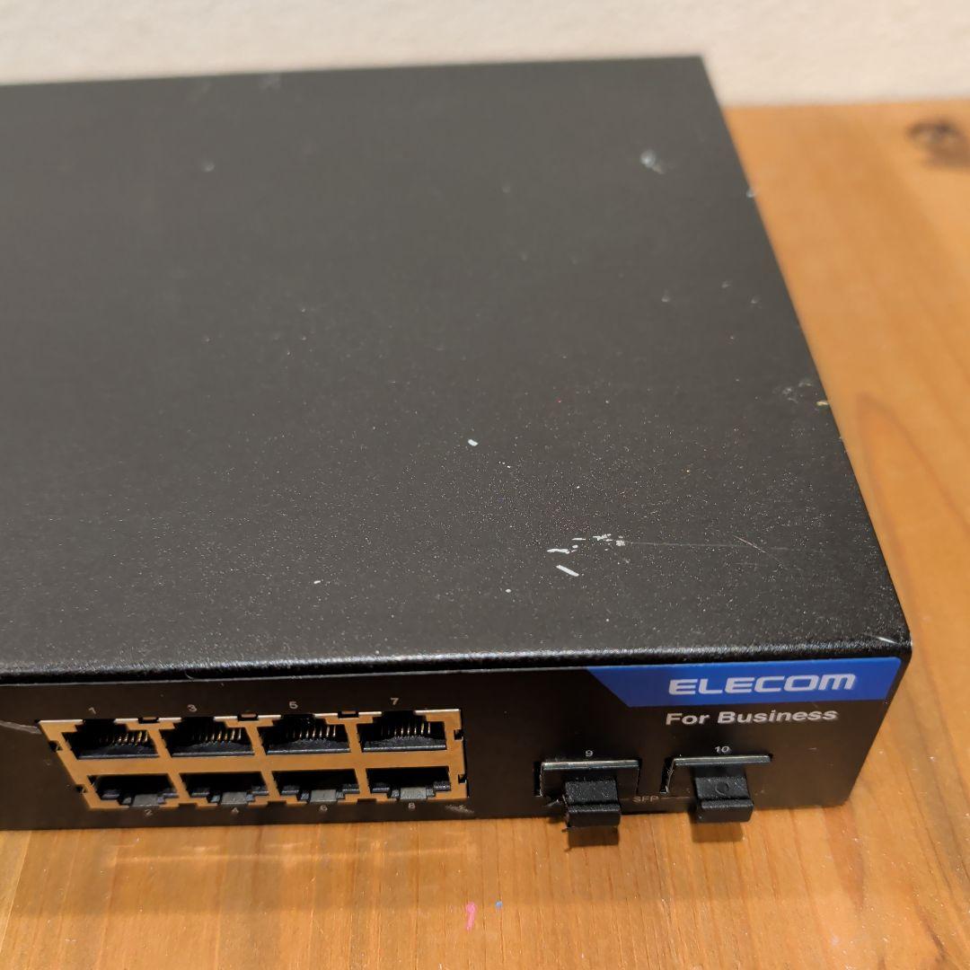 ELECOM EHB-SG2B08-PL PoE対応ギガビットスマートスイッチ