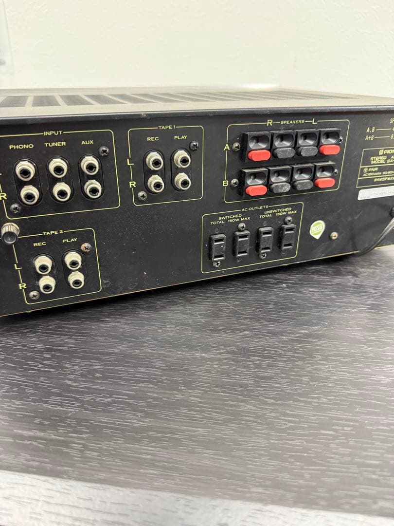 ★昭和レトロ★PIONEER プリメインアンプ SA-6800II ジャンク♪