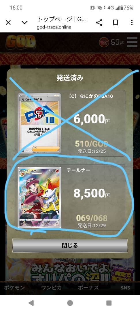 テールナー .CHR .PSA10