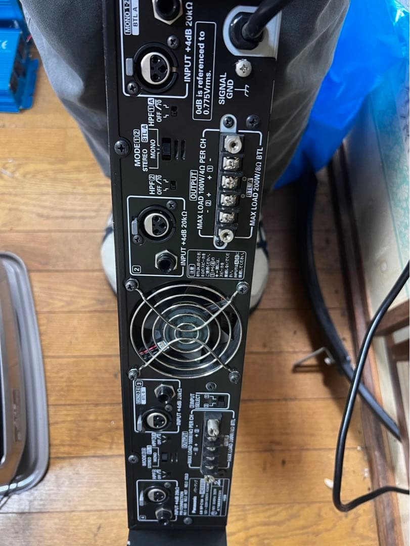 パナソニック 4チャンネル パワーアンプ WP-C104 RAMSA