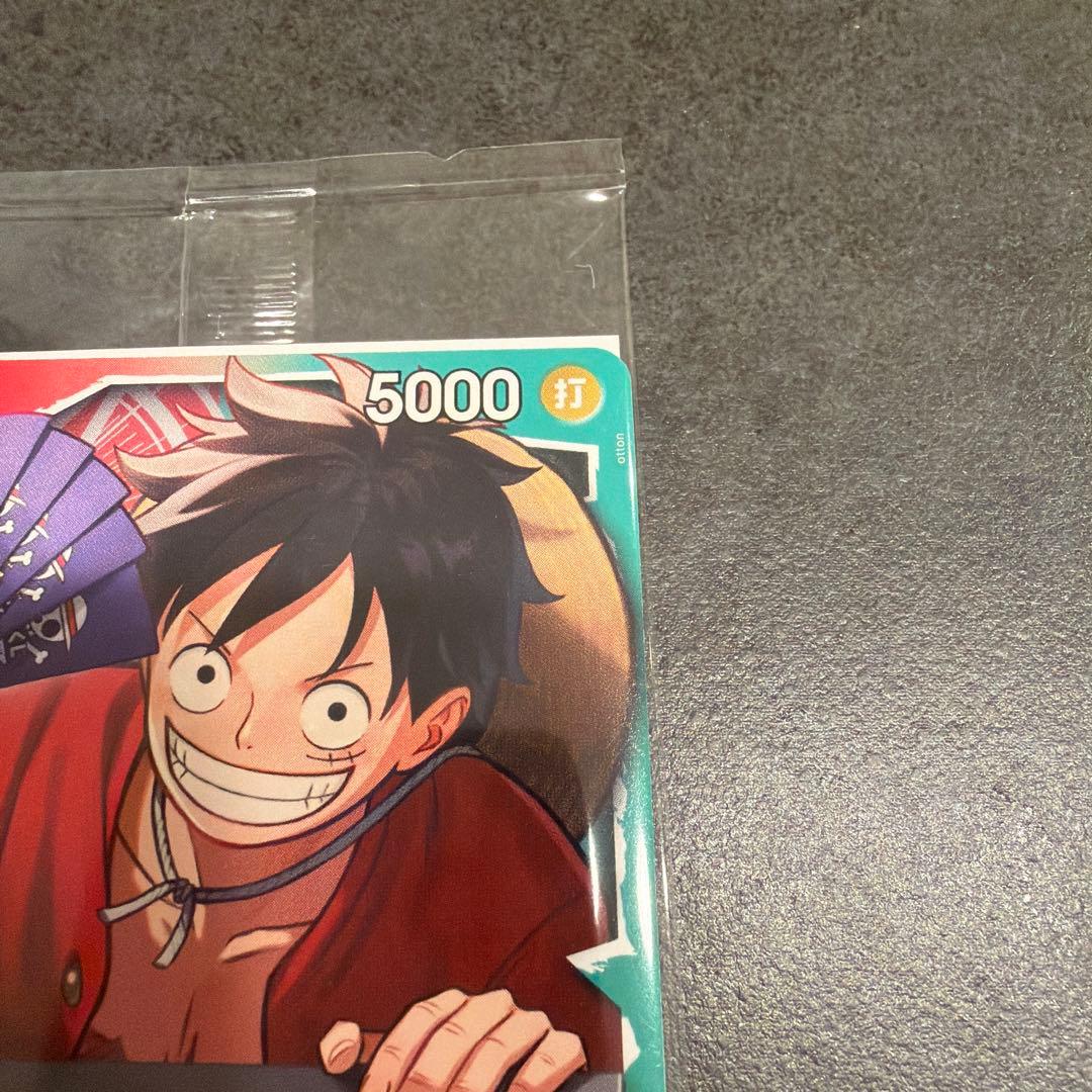 ワンピースカード　一番くじコラボ　プロモ　ルフィ