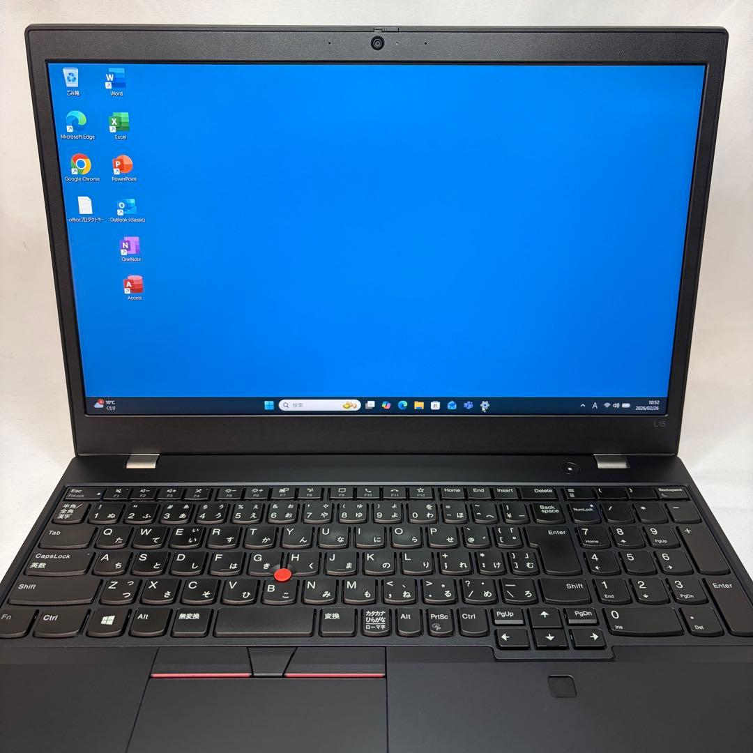 美品 ThinkPad L15 Gen2 第11世代 i5 15.6型 オフィス