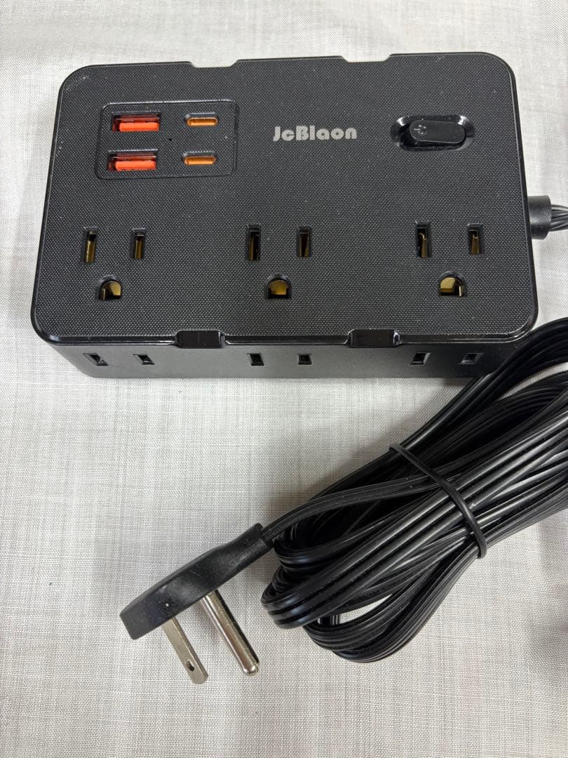 フラットプラグ 電源ストリップ ホーチキ 火災報知器 単独型 USB付き