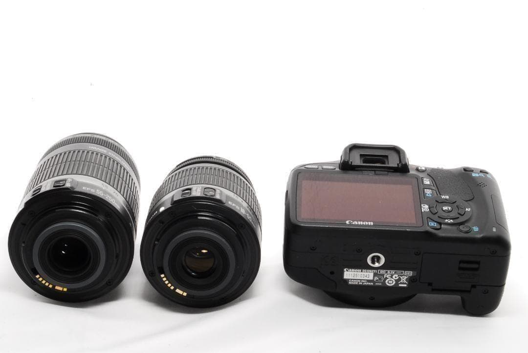 Canon Kiss X4 ダブルレンズ ショット121回 手振れ補正