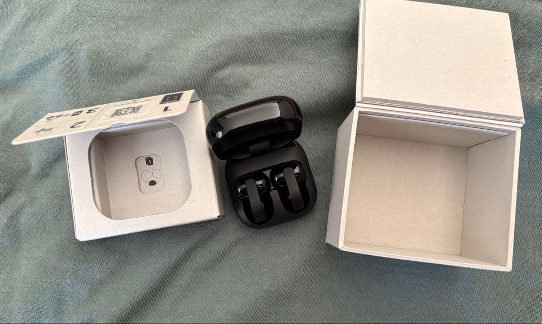 SONY LinkBuds Clip 美品 ブラック ながら聴きイヤホン
