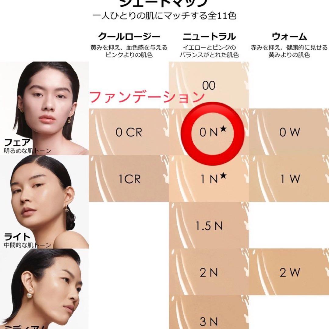 Diorスキンフォーエヴァーフルイドグロウ ディオールスキンコレクトコンシーラー