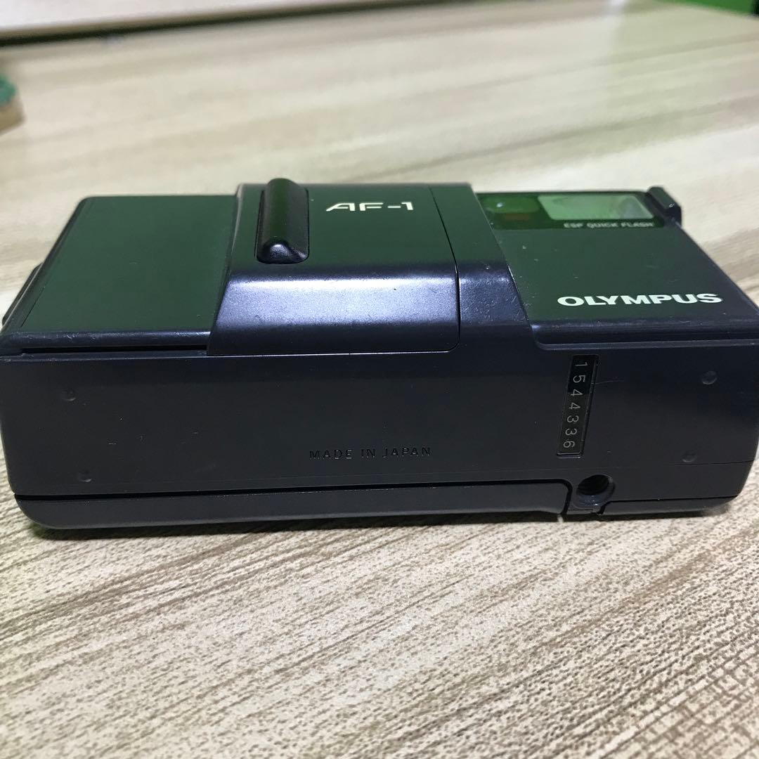 AF-1 OLYMPUS フィルムカメラ　電池カバー爪一本折れあり　動作未確認