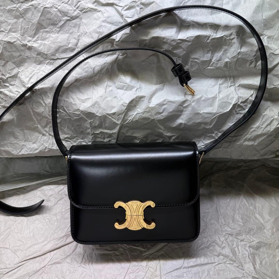 ✨️極美品✨️ブラック系ショルダーバッグ