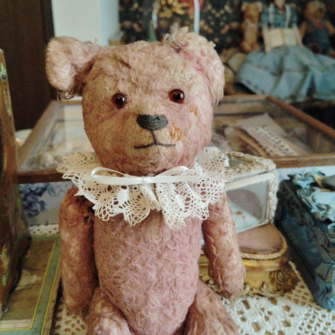 フランスアンティーク♡ピンクのベアさん♡くまさん