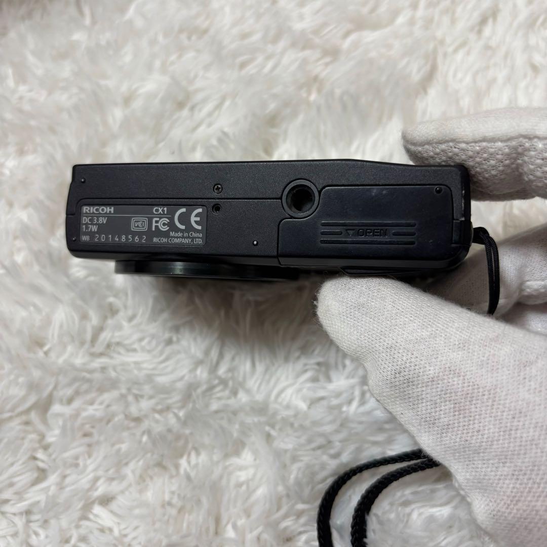 【極美品】 RICOH CX-1 ブラック コンパクトデジタルカメラ 動作⭕️