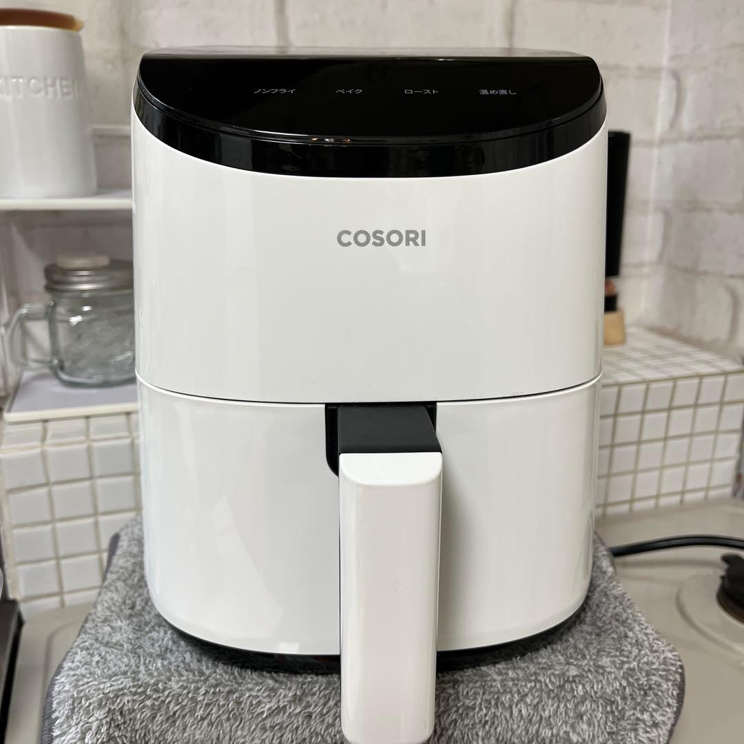 COSORI ノンフライヤー 2l レシピブック付き　1人暮らし　使用２回