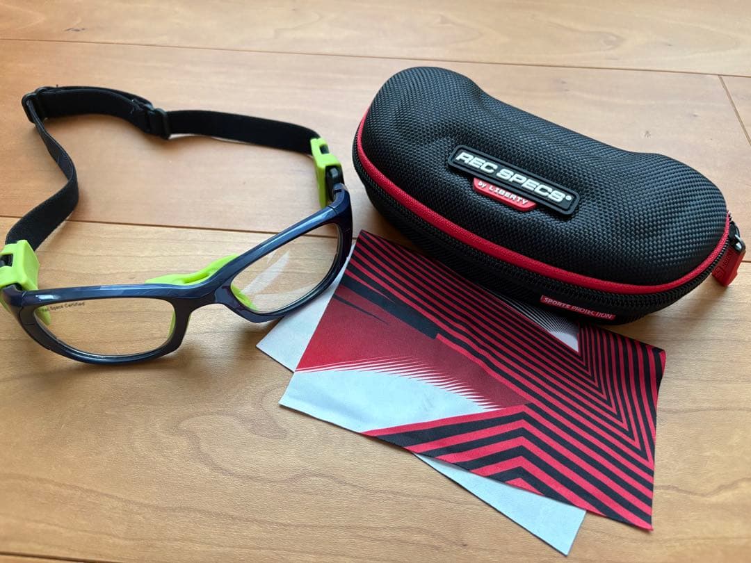 REC SPECS スポーツメガネ ジュニアRS-51 ネイビー/ライム
