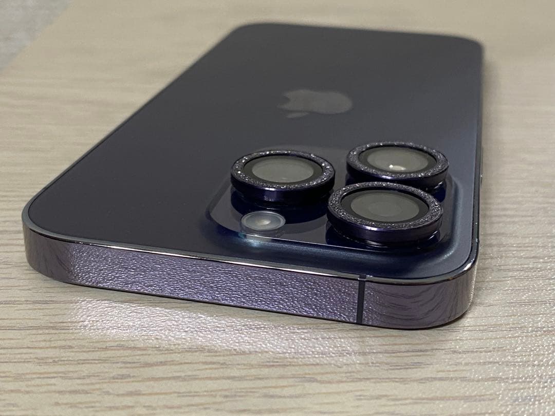 iPhone 14 Pro ディープパープル SIMフリー　ケース付き