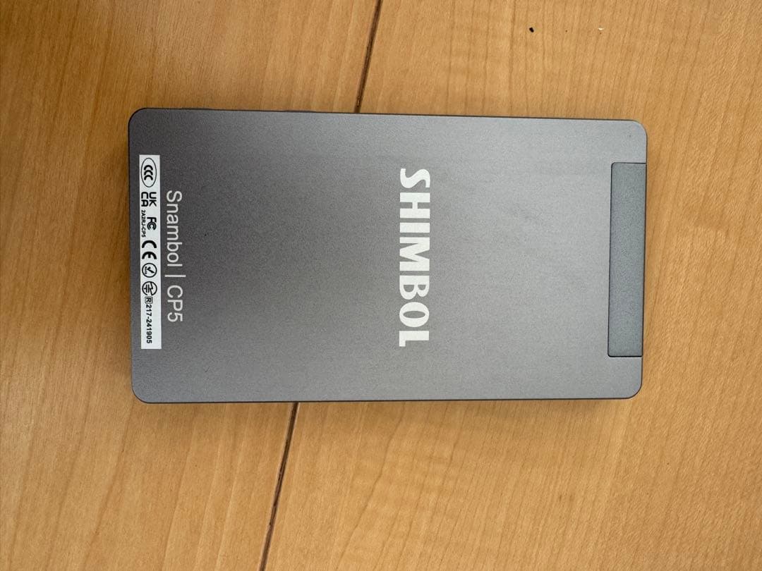 SHIMBOL GPS5 グレー 充電ケーブル付き