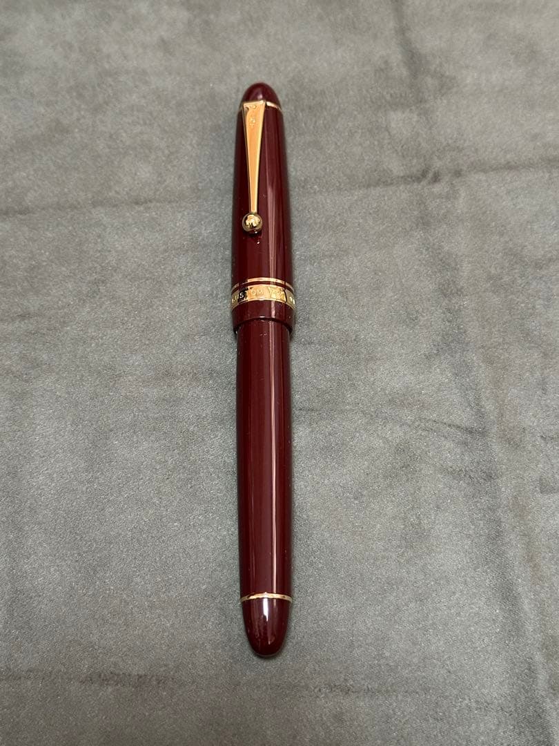 PILOT 万年筆 カスタム 742 ディープレッド　細字