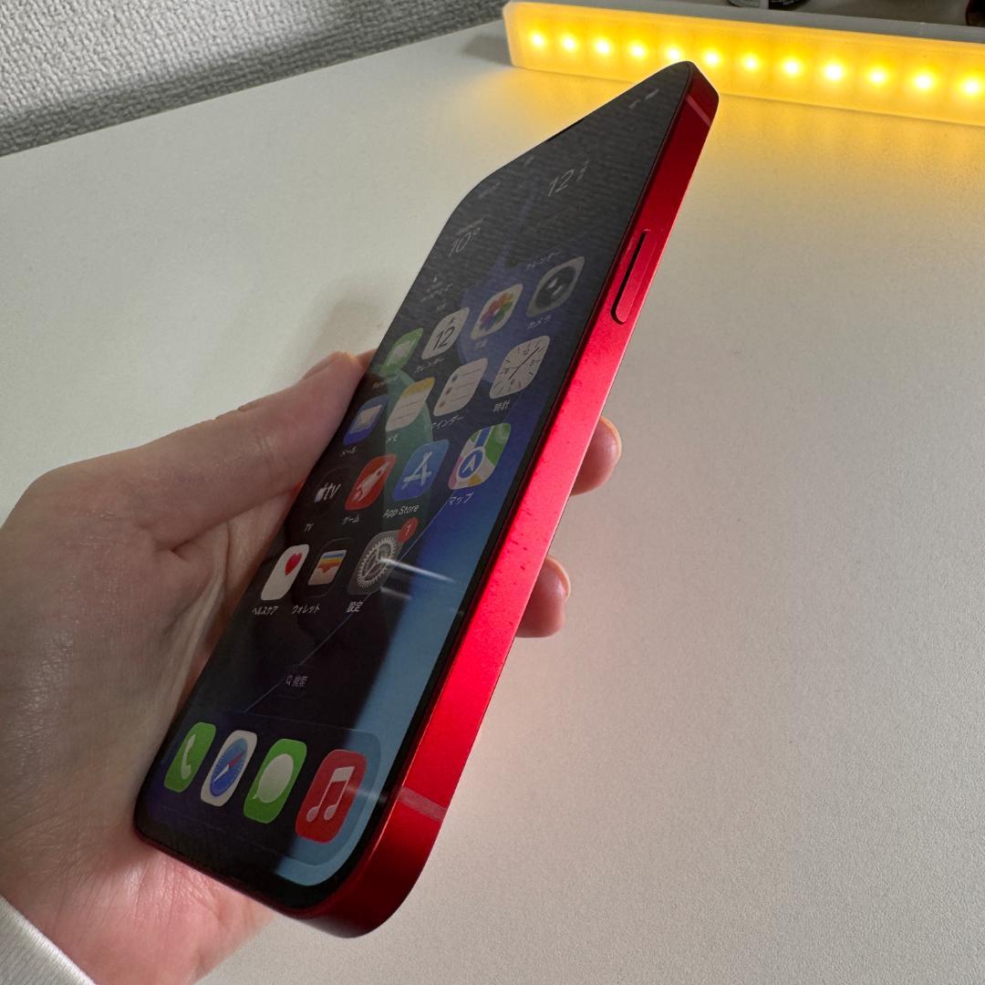 iPhone13 128GB RED SIMフリー バッテリー78%