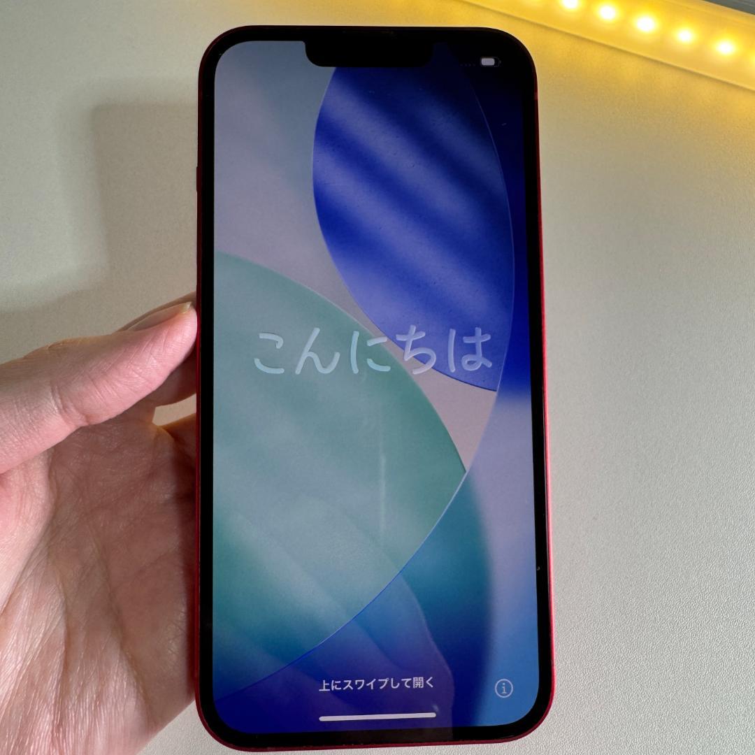 iPhone13 128GB RED SIMフリー バッテリー78%