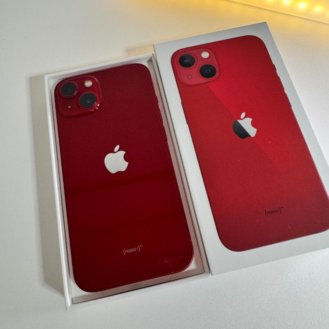 iPhone13 128GB RED SIMフリー バッテリー78%