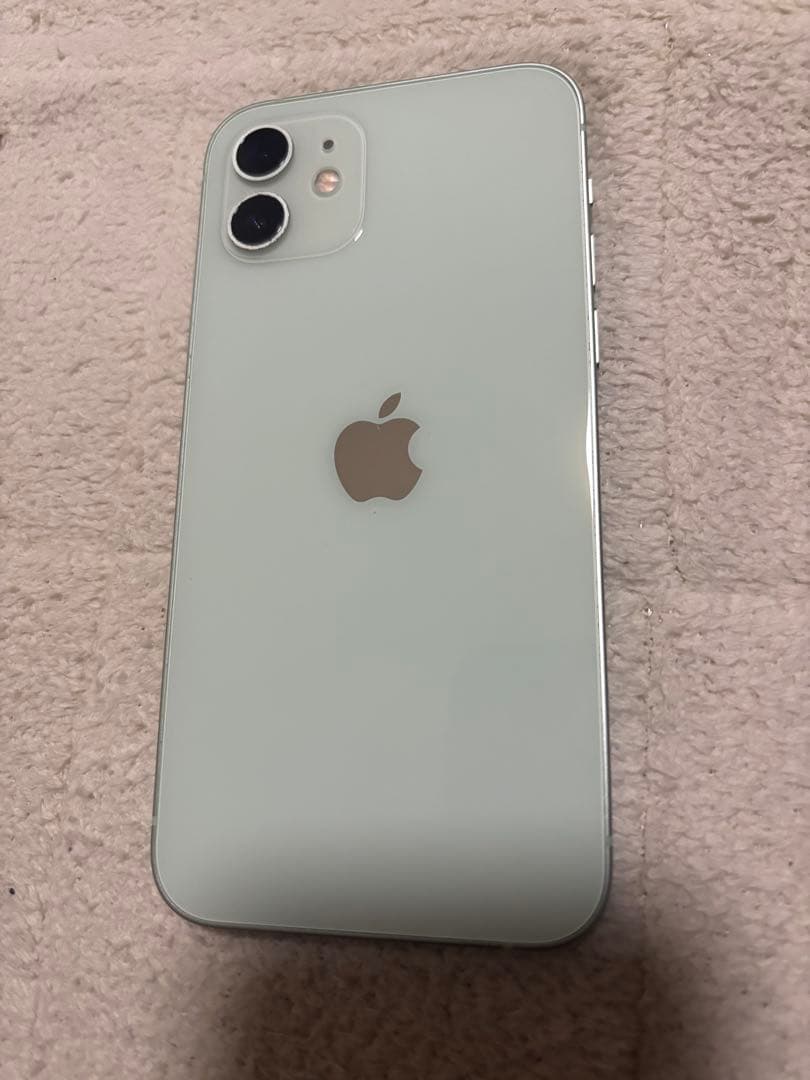 美品 Apple iPhone 12 グリーン 本体 256GB ケース付き