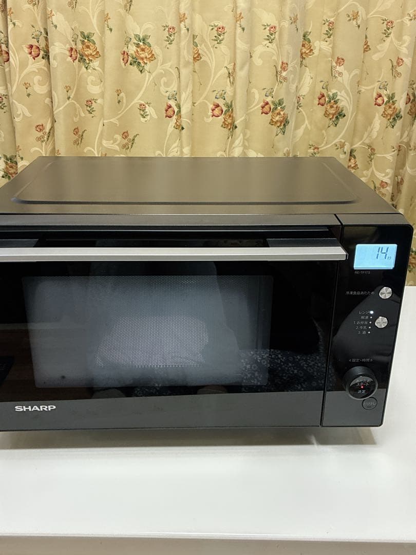 SHARP シャープ　電子レンジ RE-TF17S- B ブラック動作確認済