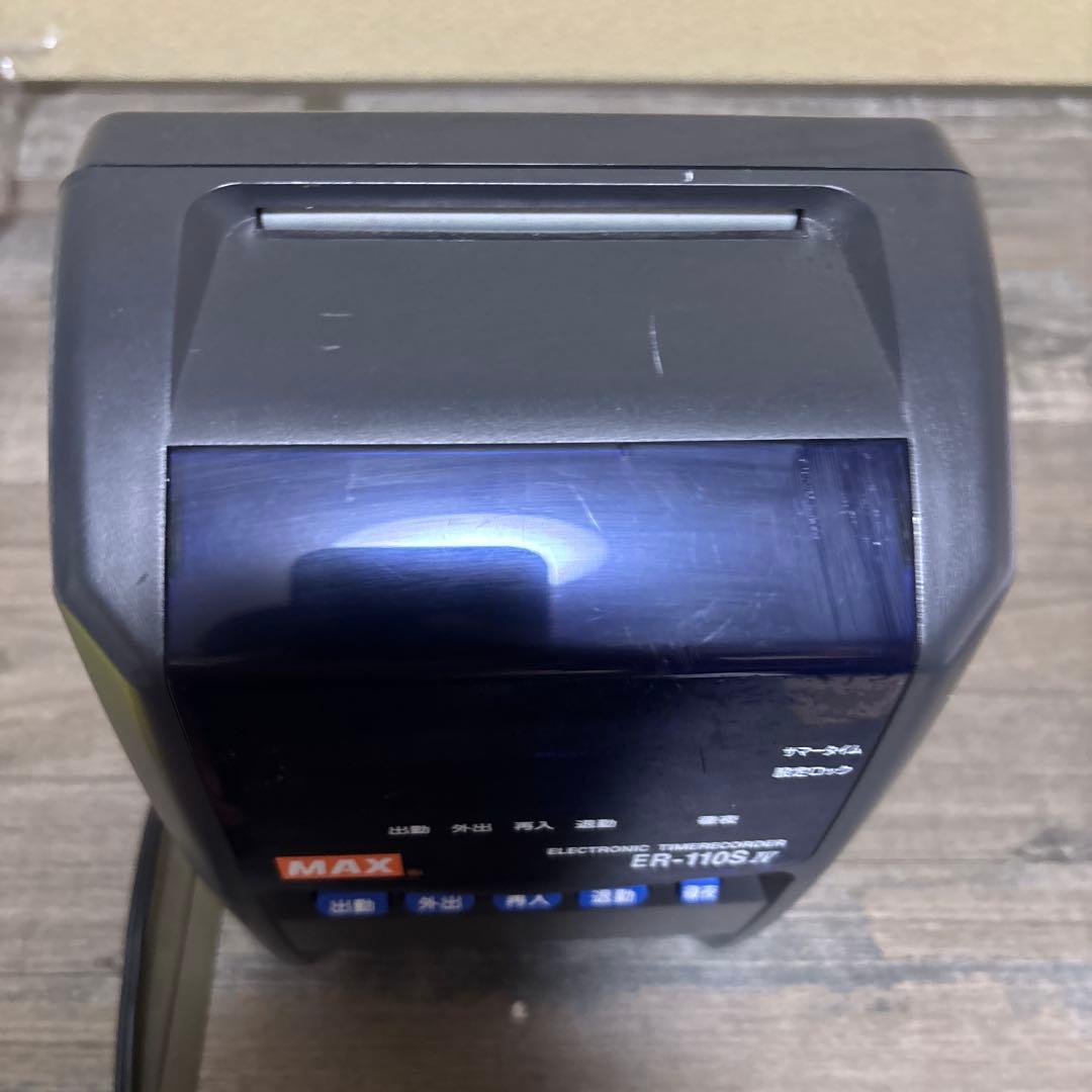 MAX 電子タイムレコーダー ER-110S IV