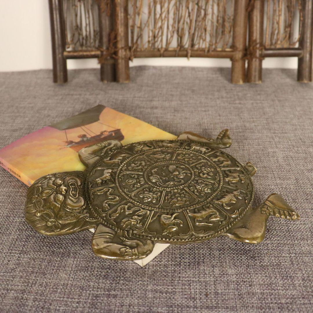 十二支八宝兎亀 法器 装飾品 現代工芸品 美術品 置物