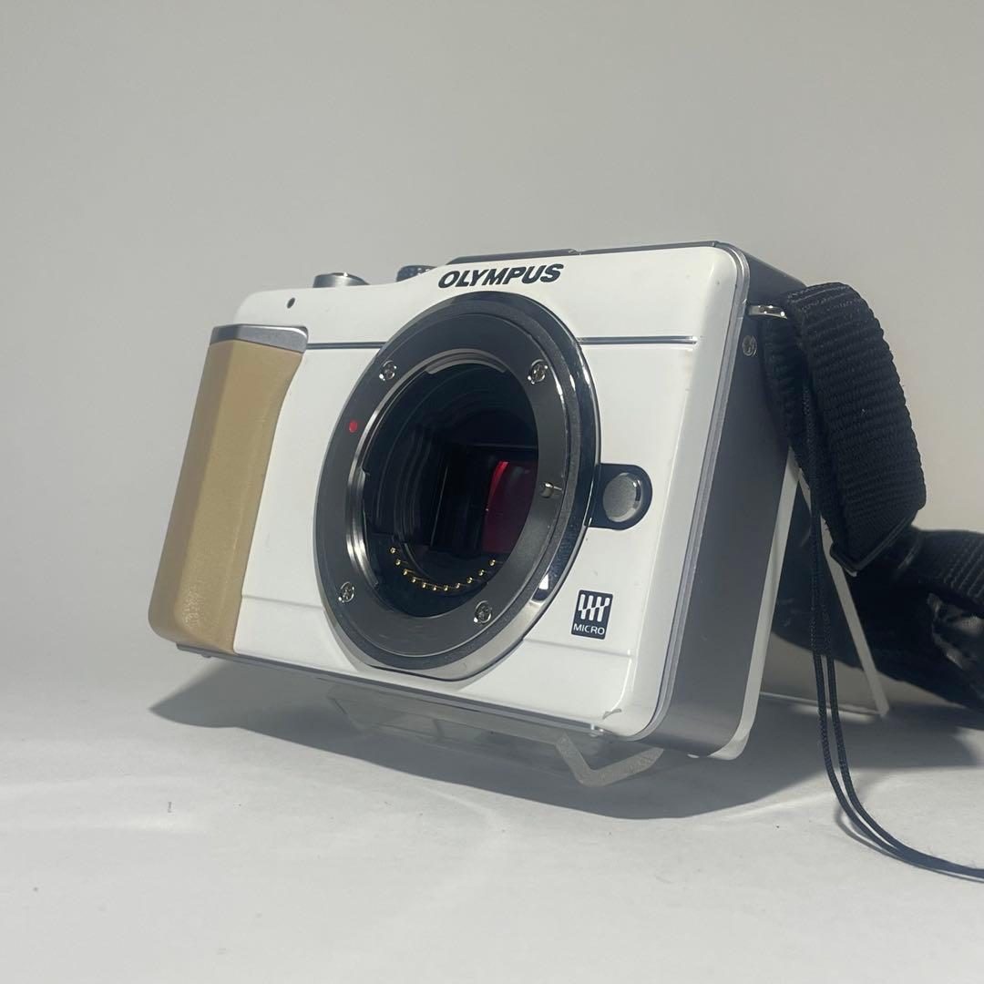 OLYMPUS ミラーレス一眼 初心者OK レンズキット 手ぶれ補正エラーあり
