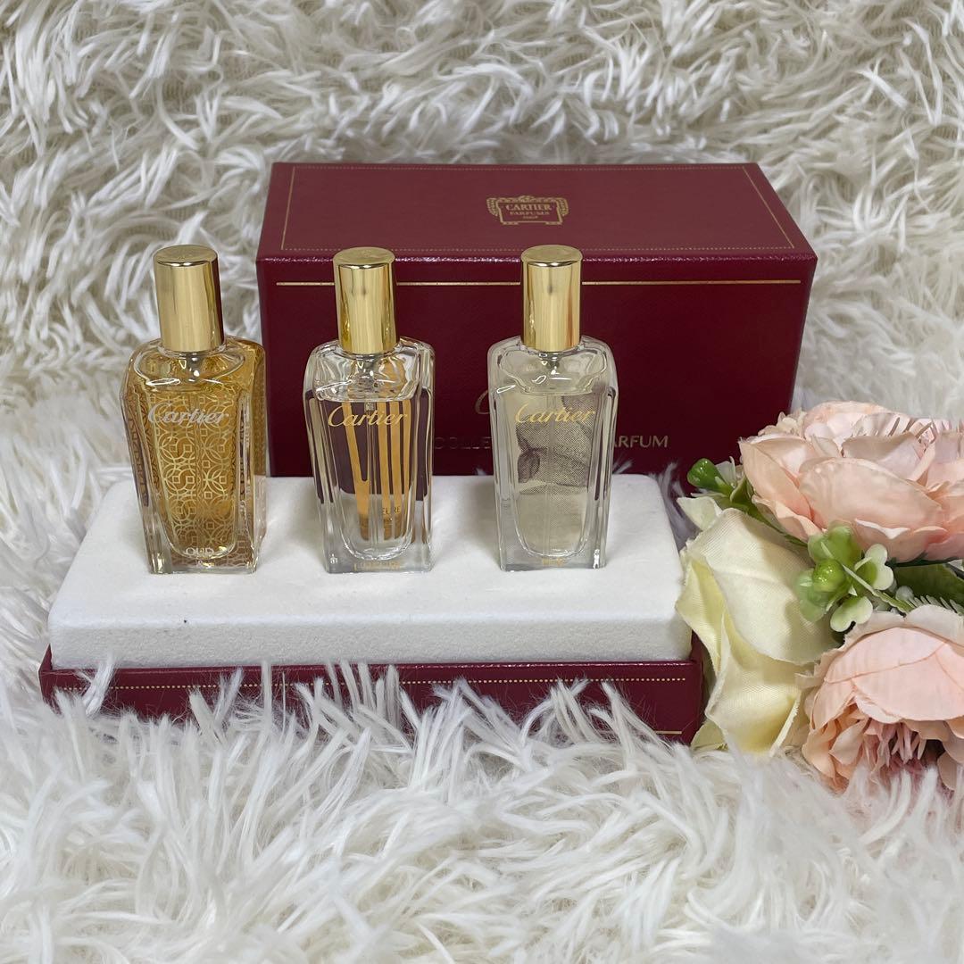 Cartier ハイエンド パルファンコフレ 15ml×3 フランス製 ミニ香水