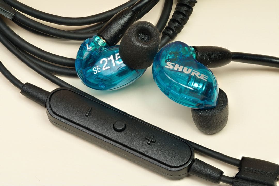 SHURE AONIC 215 有線 マイク付き SE215DYBL+UNI-A