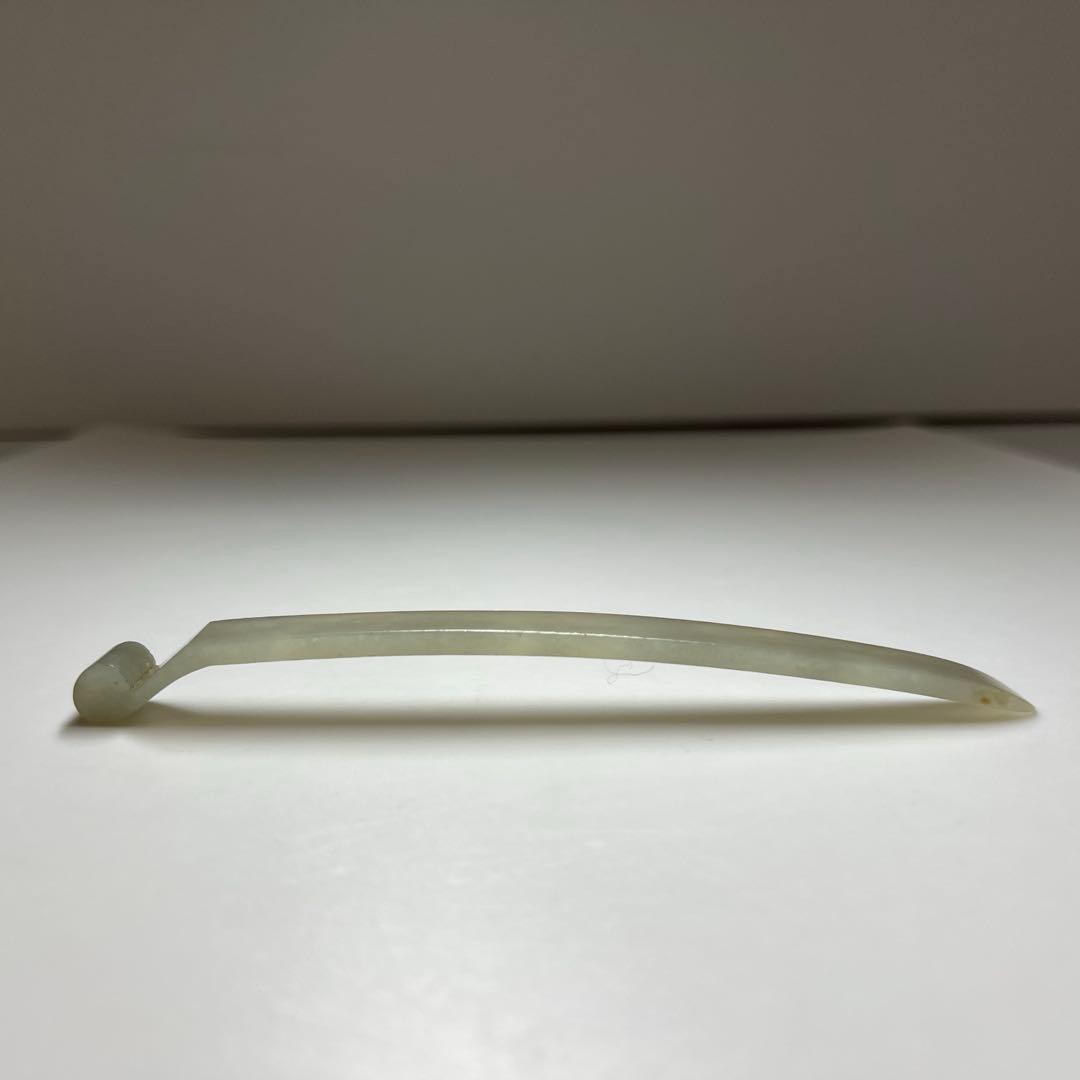中国古玩 白砡筆架 19g 東キ8-0310☆2F