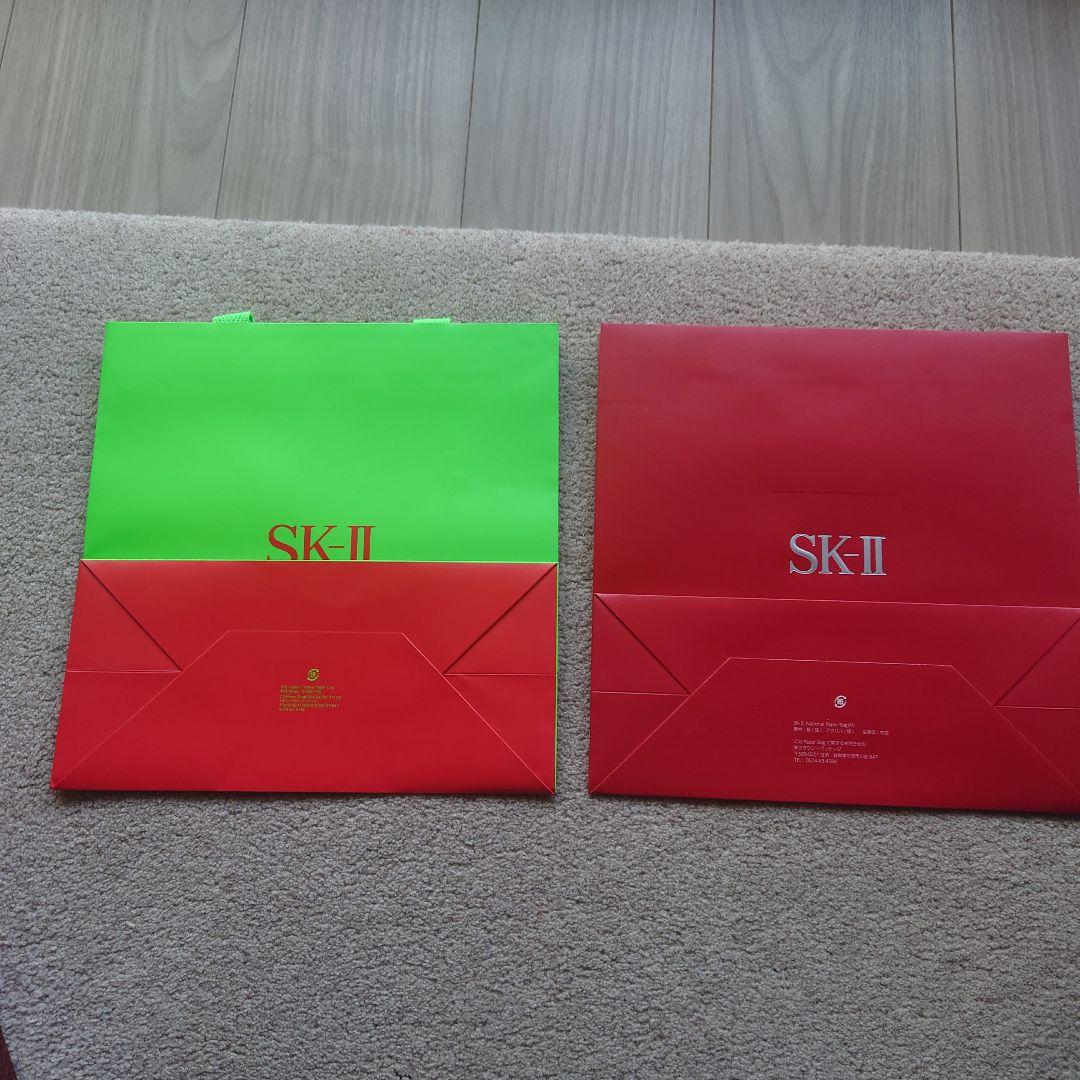SK-II 空容器　箱、未使用のスパチュラ、袋２点付き