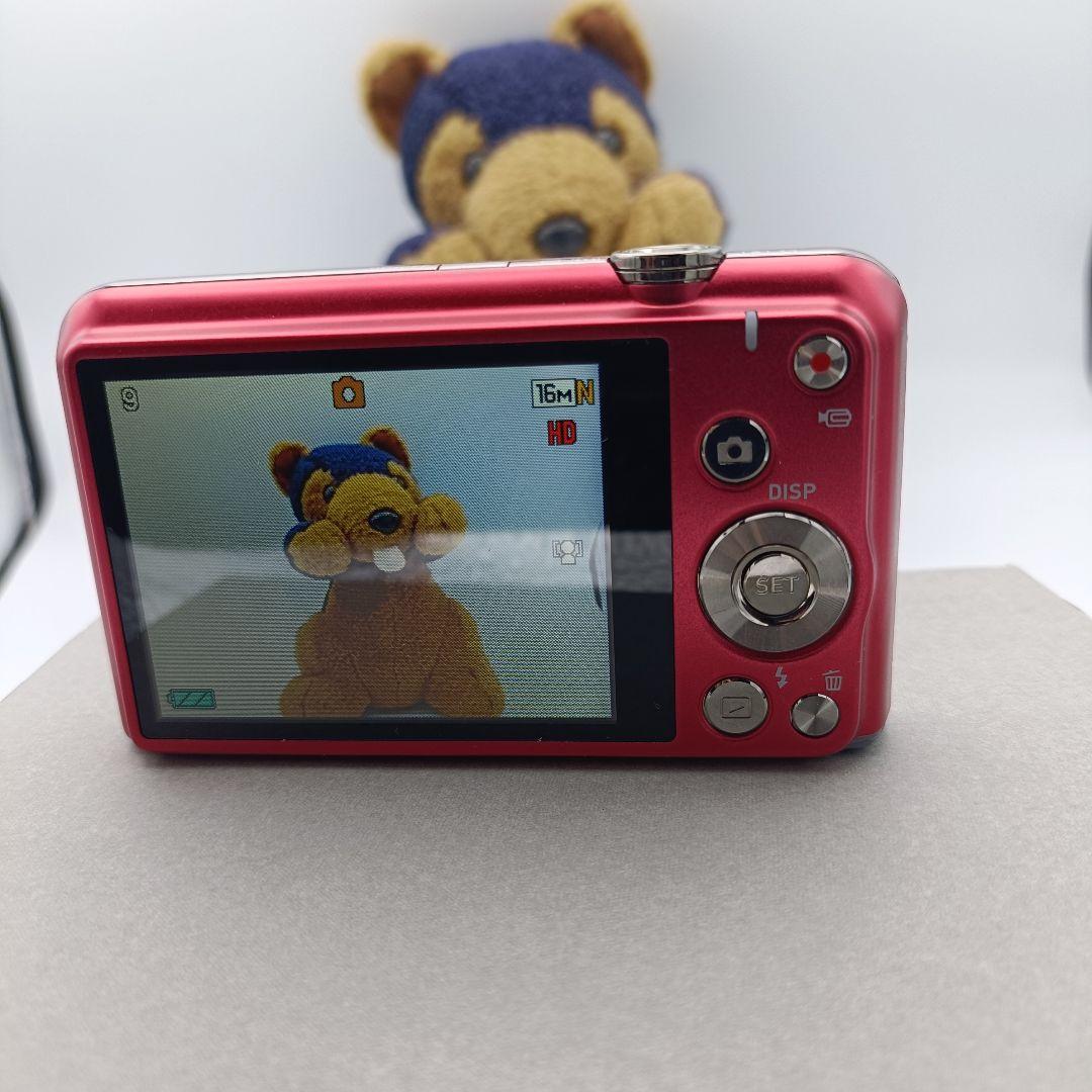 美品　CASIO EXILIM EX-ZS27 レッド 動作品 デジカメ