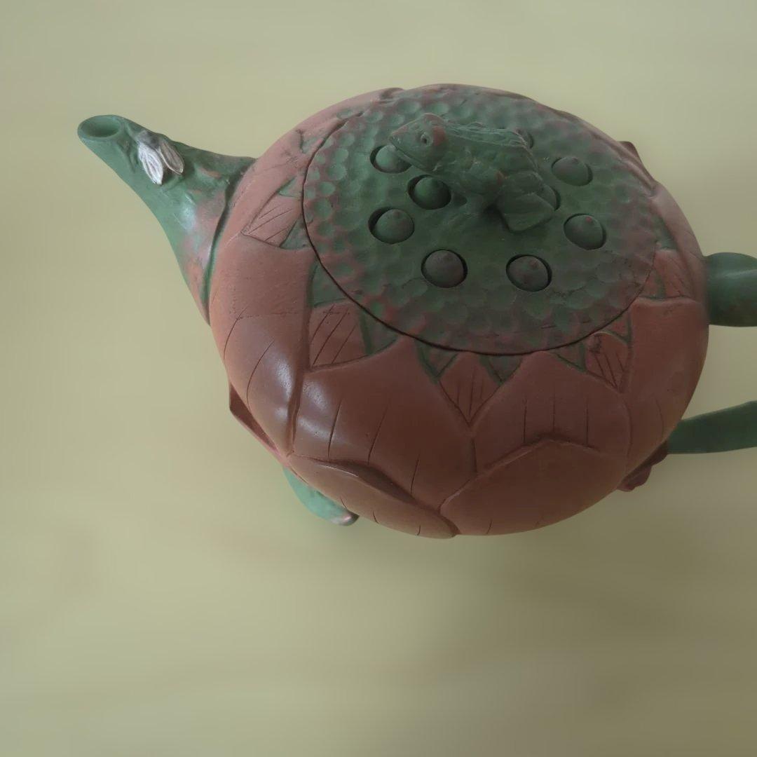 おもしろ急須　茶道具かえる　セミ