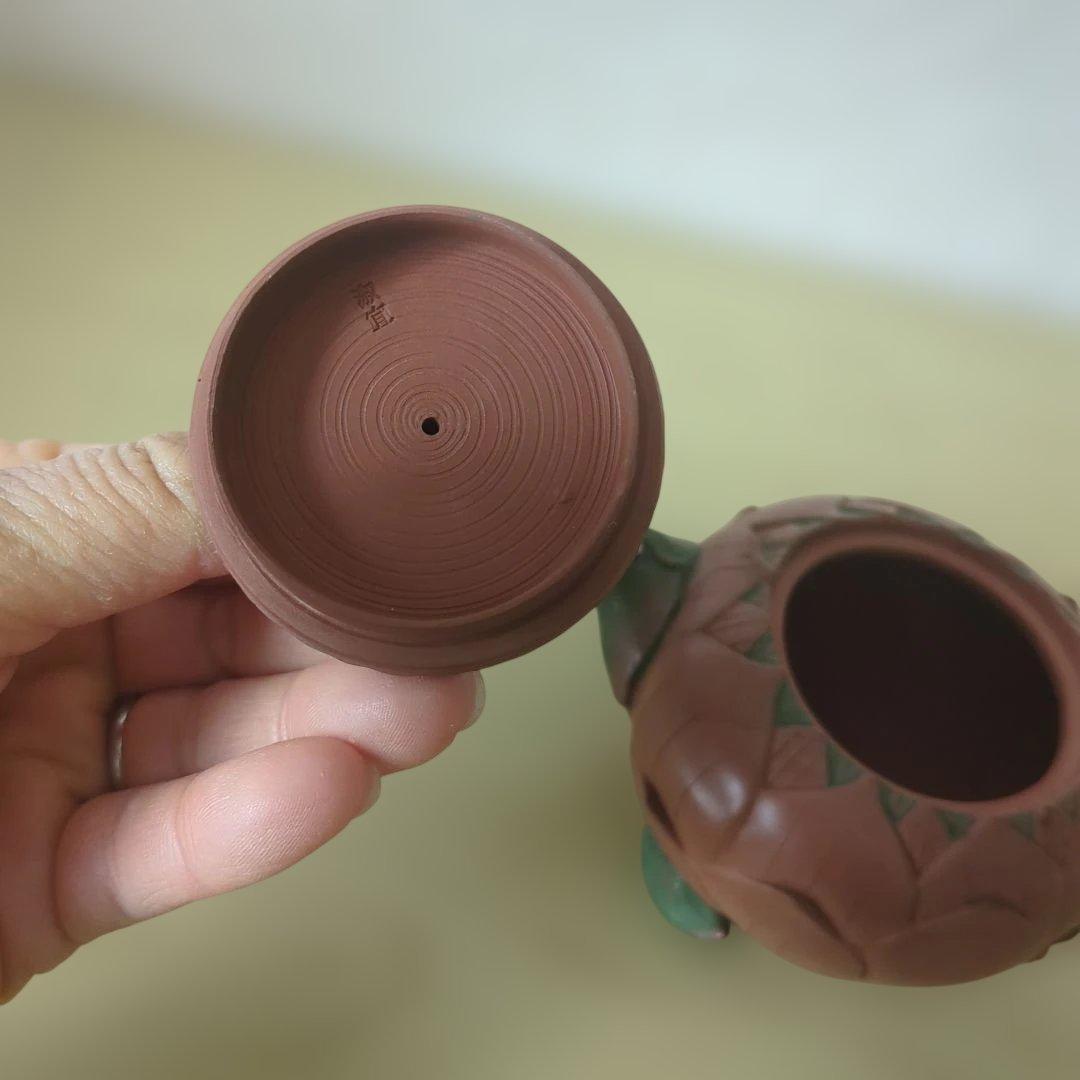 おもしろ急須　茶道具かえる　セミ