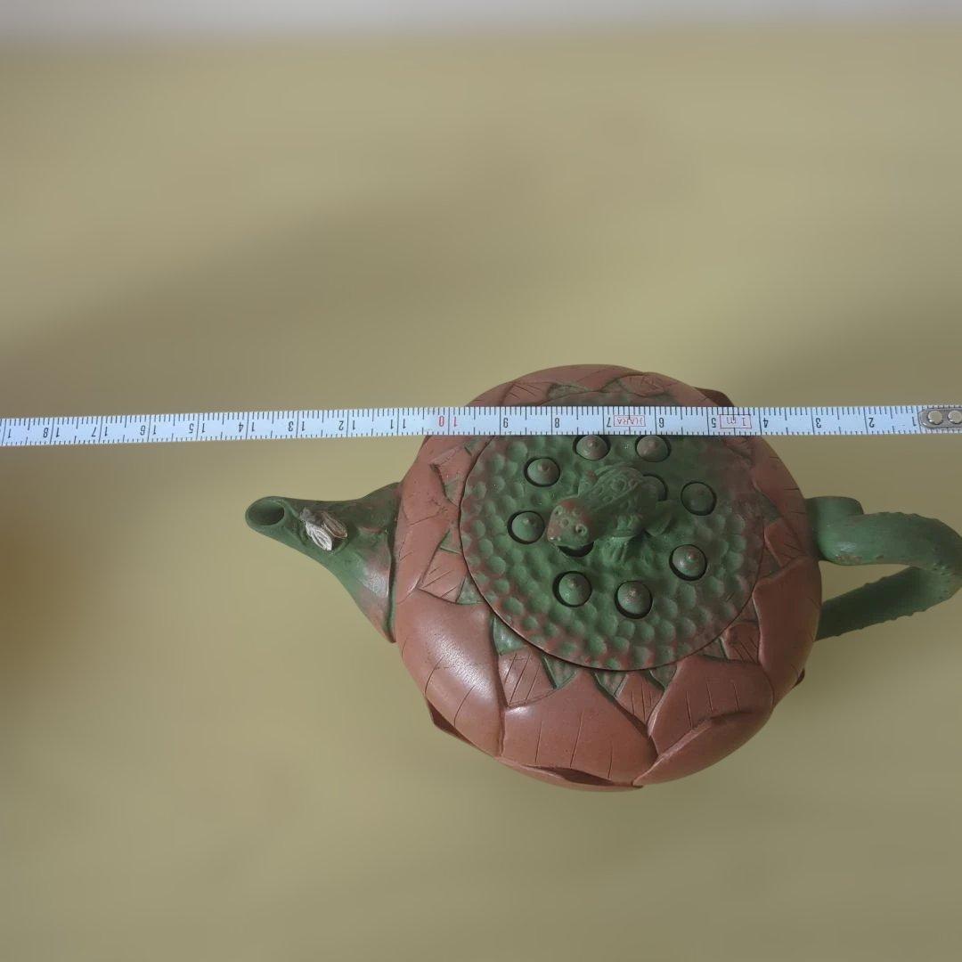 おもしろ急須　茶道具かえる　セミ