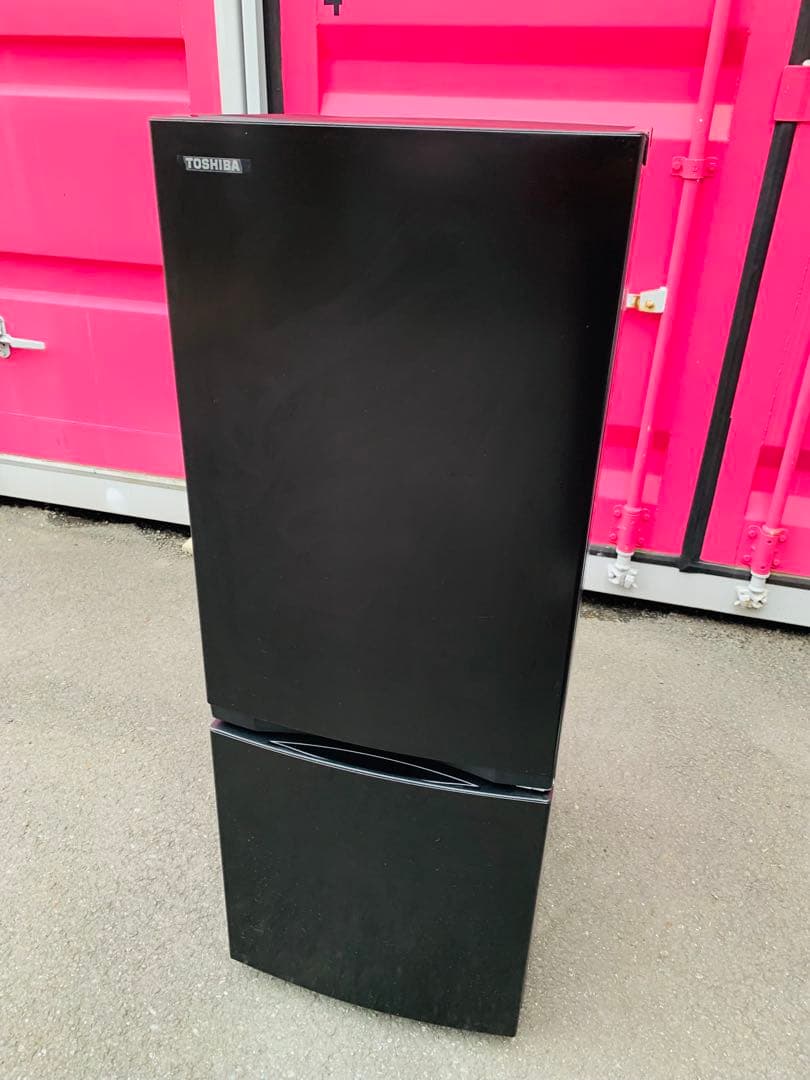 新生活応援✨極美品✨2024年製✨東芝冷蔵庫153L ✨ブラック✨自動霜取り