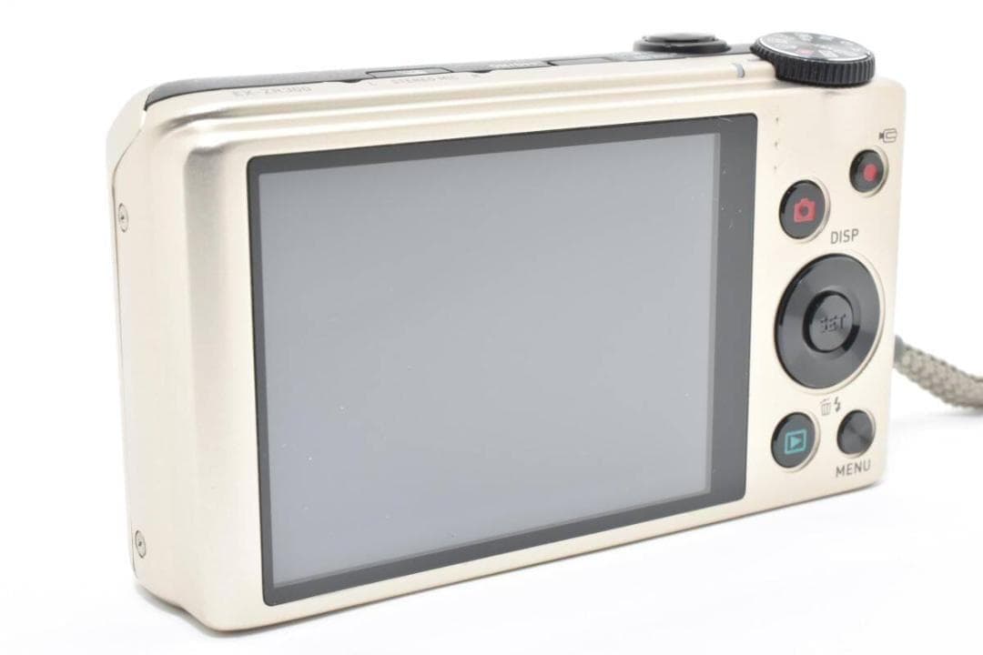 美品 カシオ　CASIO EXILIM EX-ZR300 ゴールド ＃A376