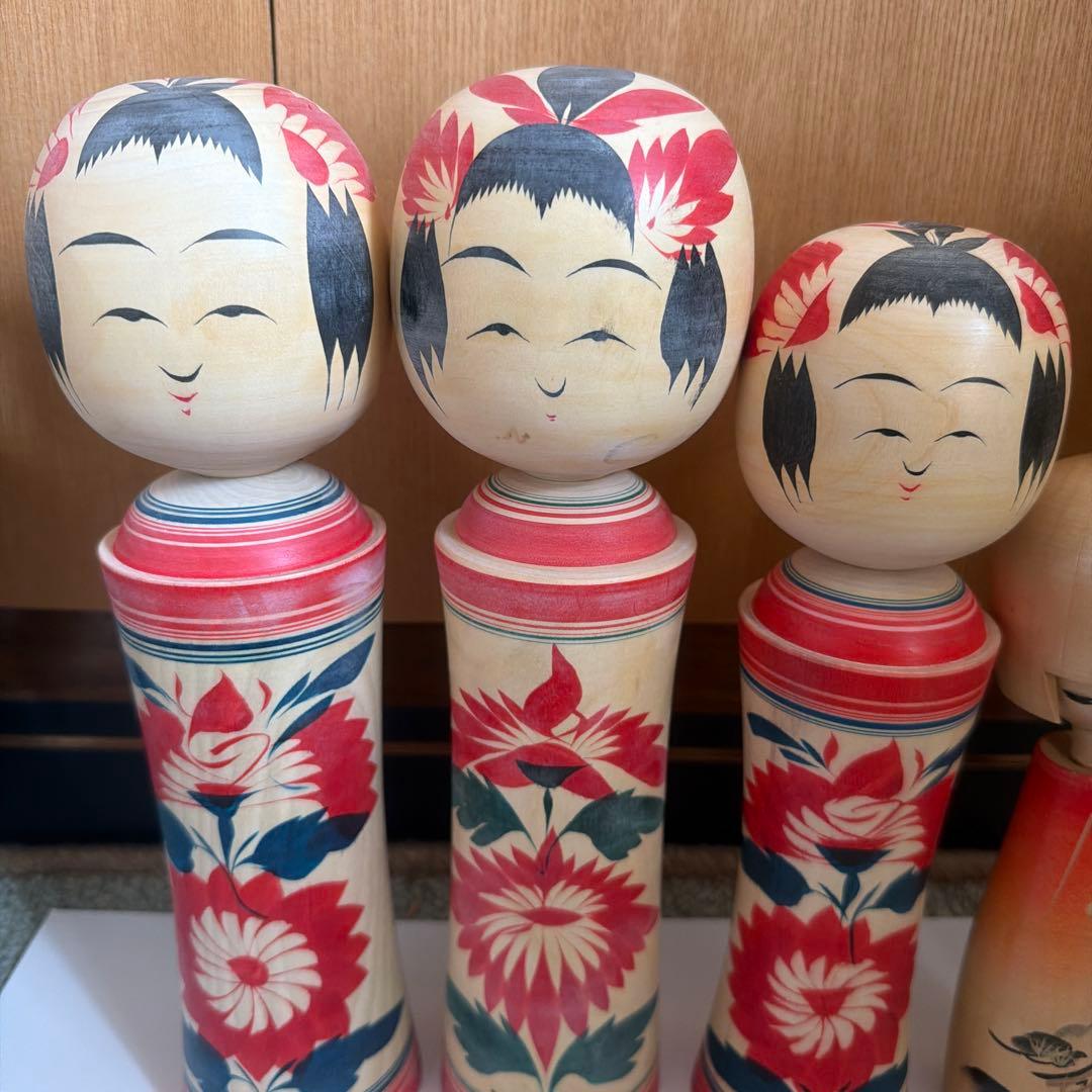 こけし５体　まとめ売り