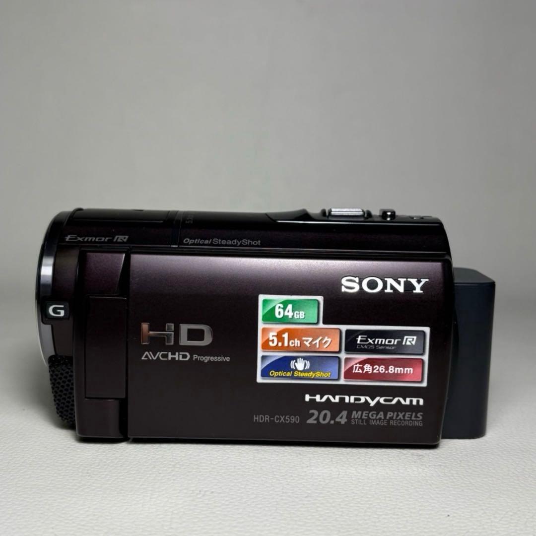 【動作確認済】SONY デジタルHDビデオカメラ HDR-CX590V