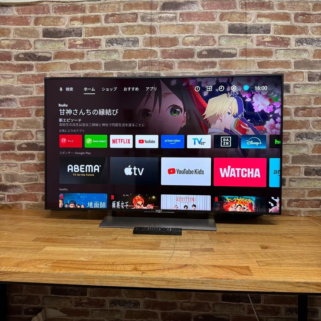 SONY 49V型 4K 液晶テレビ BRAVIA KJ-49X9000E