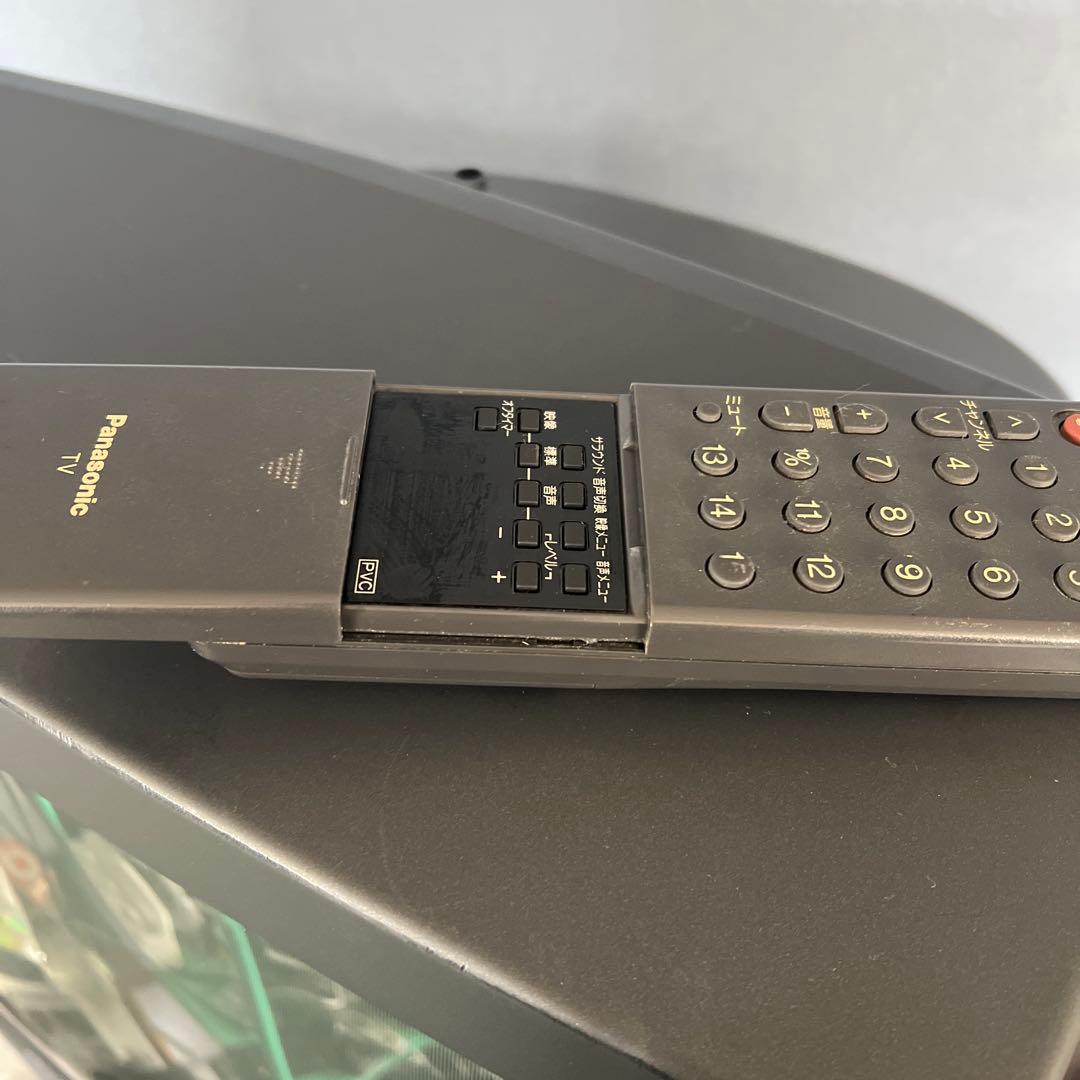 美品 パナソニック ブラウン管カラーテレビTH-21Z1 95年製 リモコン付き