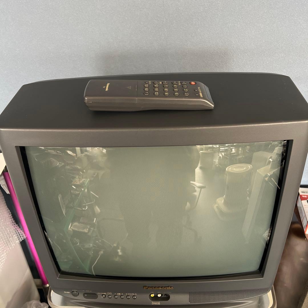美品 パナソニック ブラウン管カラーテレビTH-21Z1 95年製 リモコン付き