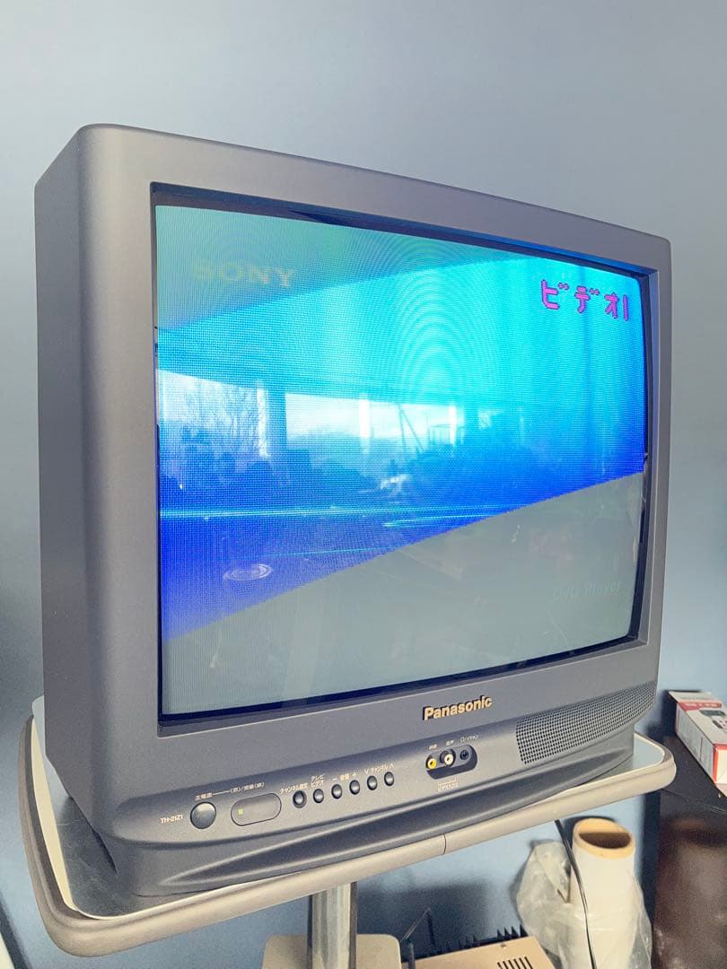 美品 パナソニック ブラウン管カラーテレビTH-21Z1 95年製 リモコン付き