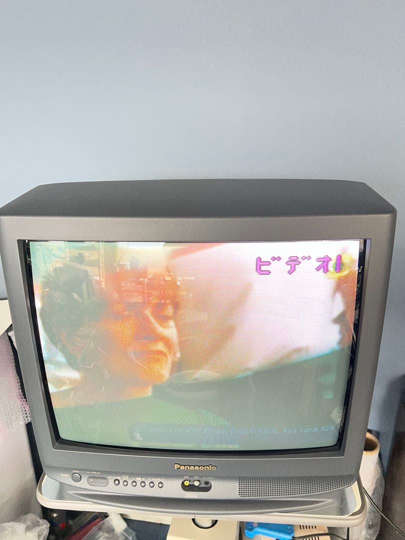美品 パナソニック ブラウン管カラーテレビTH-21Z1 95年製 リモコン付き