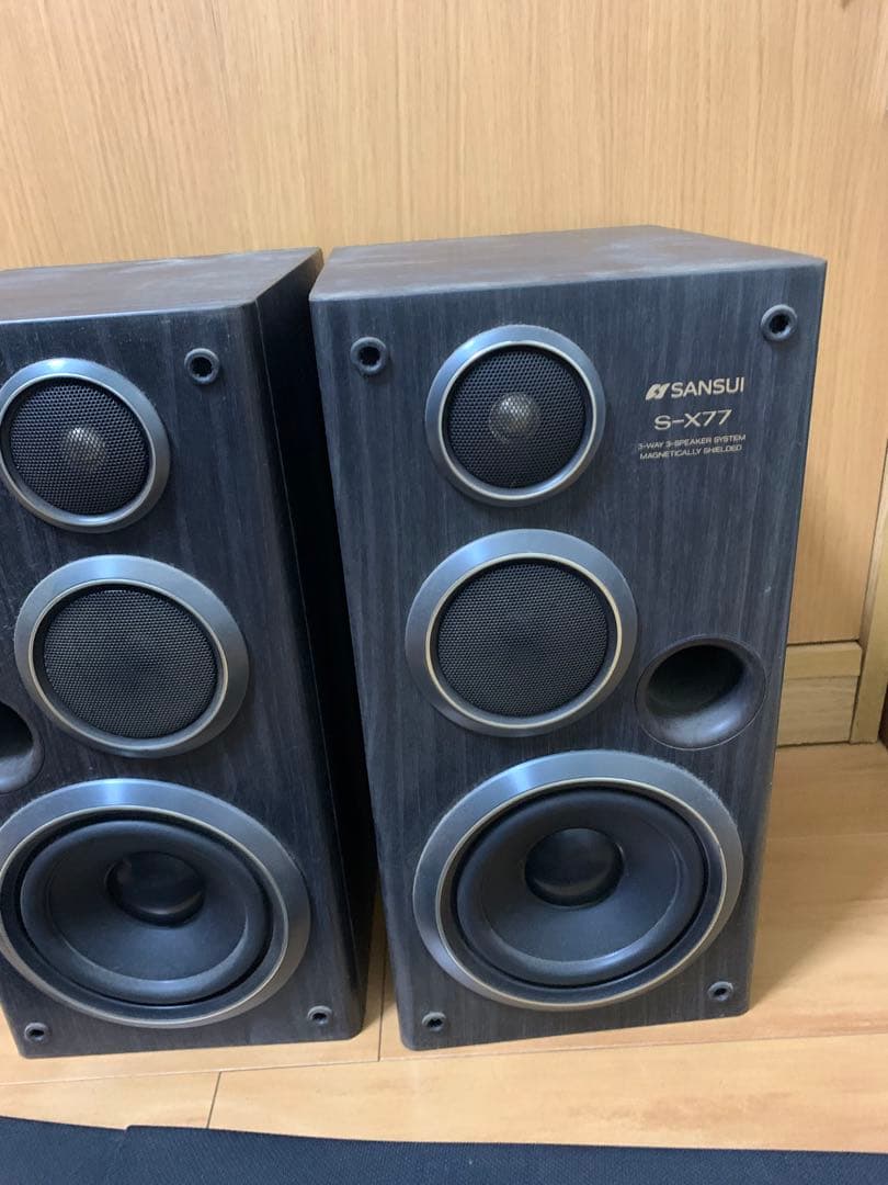 SANSUI S-X77 ペア 3Way スピーカー