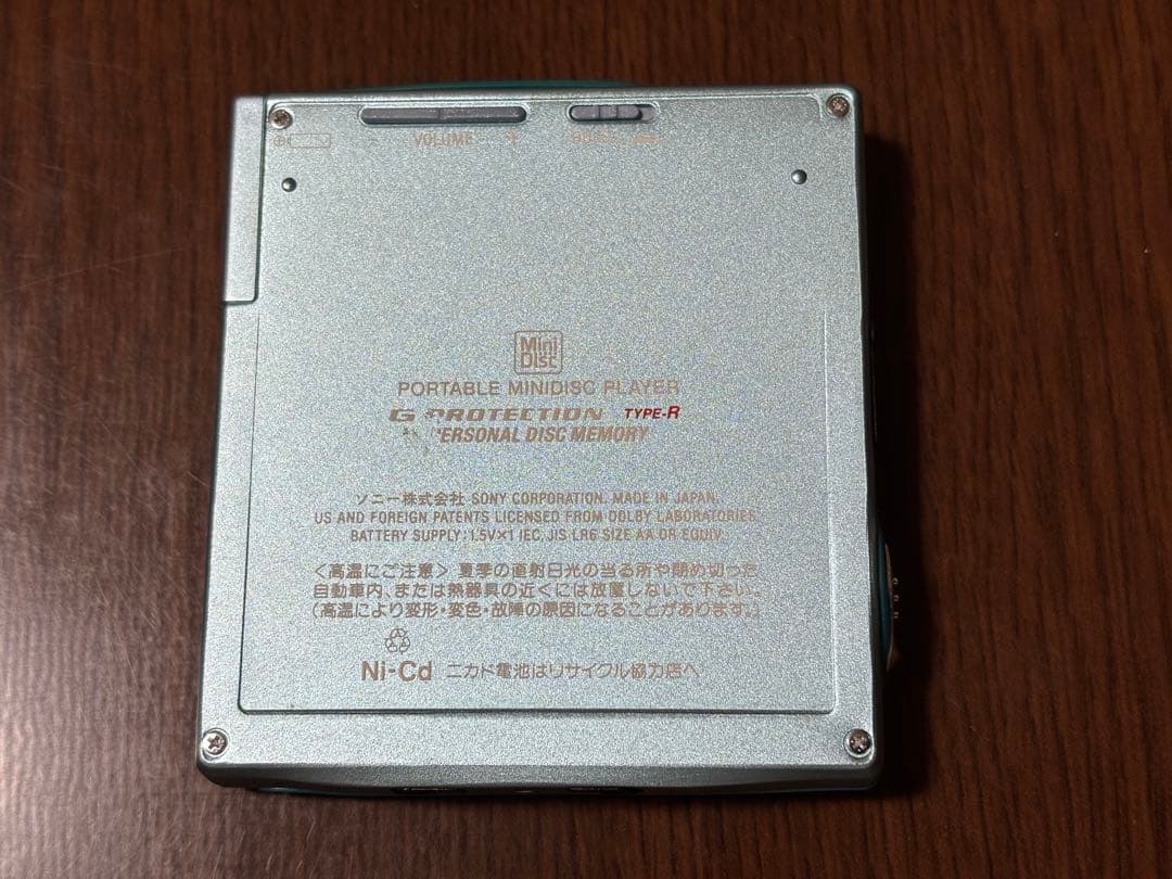 SONY MDウォークマン MZ-E707 動作確認済み 端子やや青錆あり