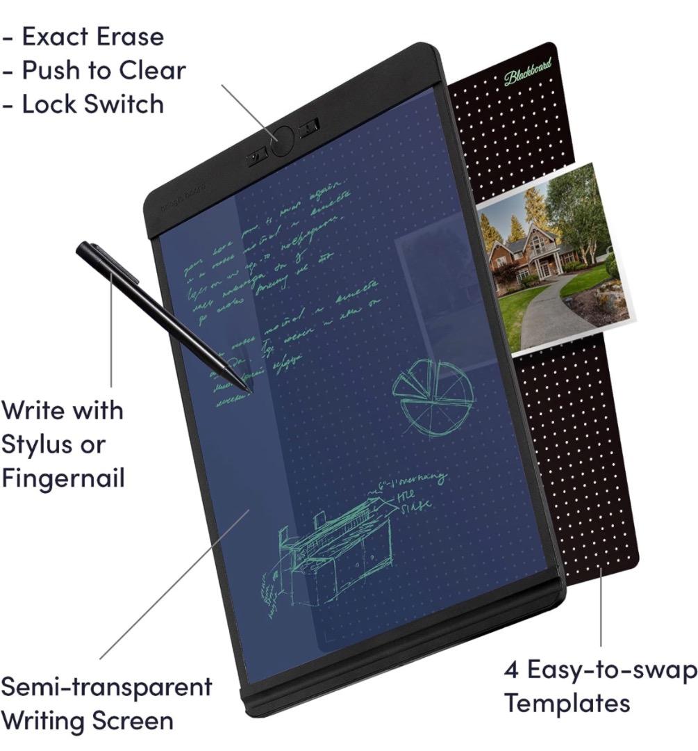 Boogie Board ブラックボード 再利用可能ノートブック レターサイズ