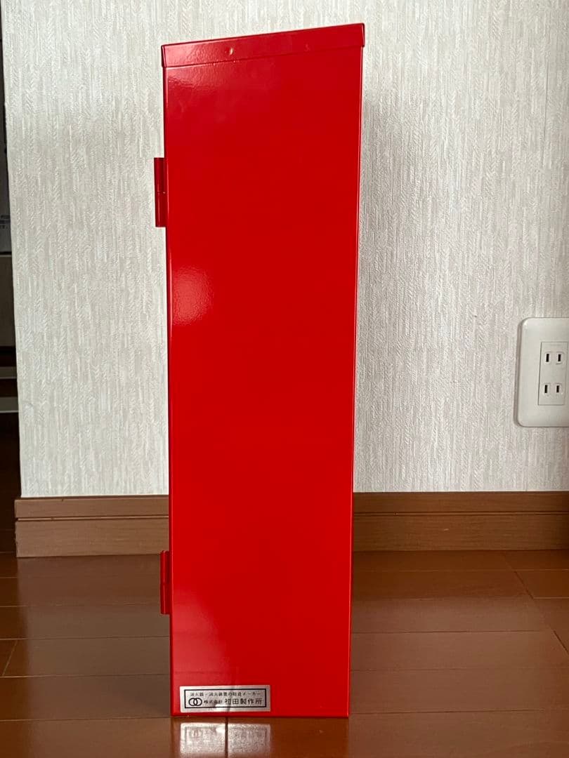 消火器収納ボックス 赤　3個
